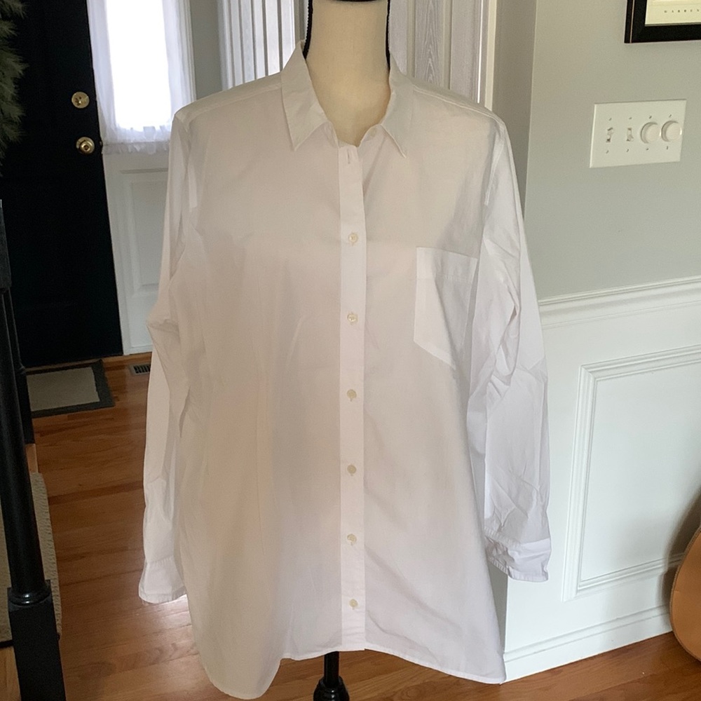 J.Crew Classic Button-Down Blouse - image 1